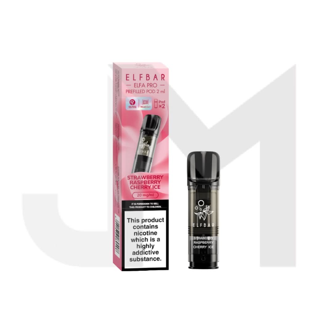 ELF Bar ELFA Pro 20mg Replacement Prefilled Pods 2ml 1200 Puffs - 2 Pcs