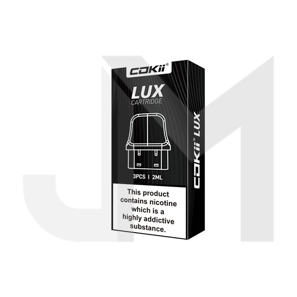 Cokii Lux Replacement Pods 2ml - 3 Pcs (0.6Ohm, 0.8Ohm, 1.0Ohm)