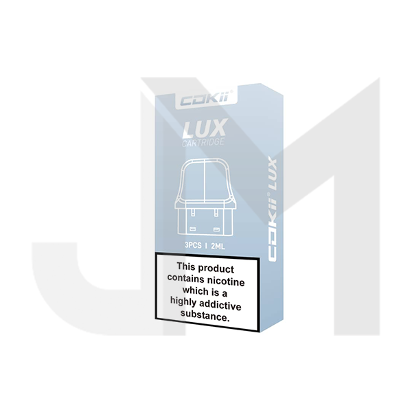 Cokii Lux Replacement Pods 2ml - 3 Pcs (0.6Ohm, 0.8Ohm, 1.0Ohm)