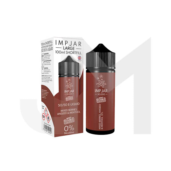 0mg Imp Jar Original 100ml Shortfill (50VG/50PG)
