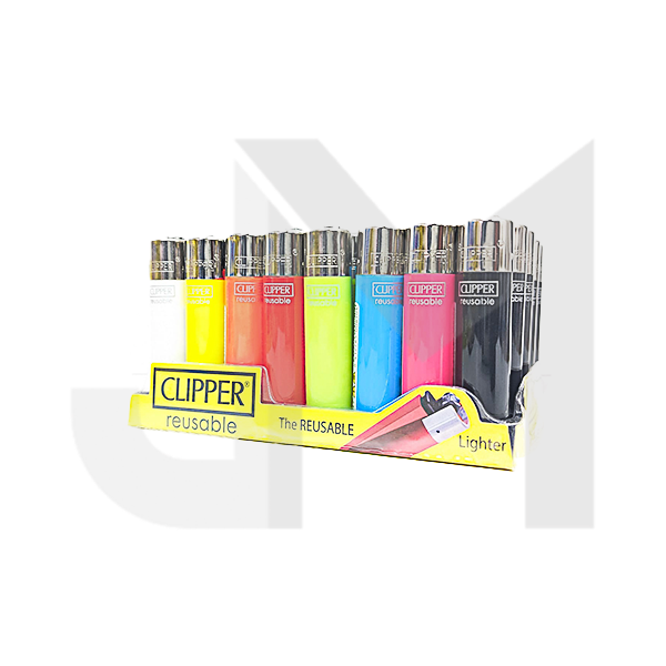 40 Clipper CP11R Classic Large Flint Solid Branded Lighters - CL1C112UKH