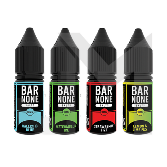 10mg BAR NONE Nic Salts 2x10ml (50VG/50PG)