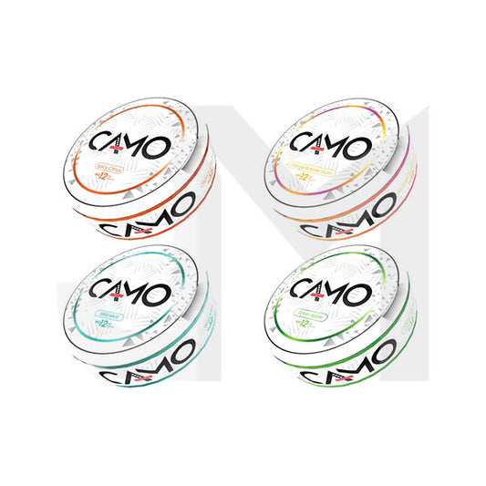 12mg Camo Nicotine Pouches - 20 Pouches