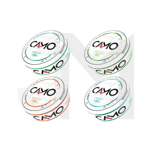 25mg Camo Nicotine Pouches - 20 Pouches