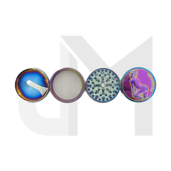 D&K 4 Parts Metal Tobacco Grinder - 13264A