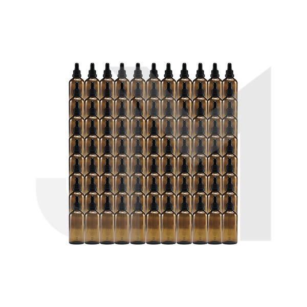 Bulk Empty Amber Glass Tincture Bottles 100ml