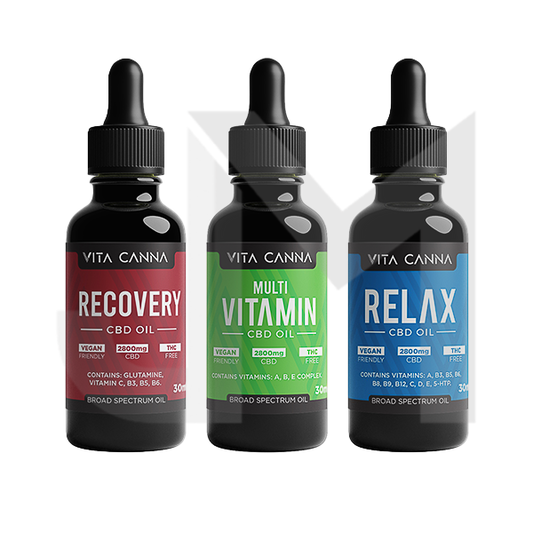 Vita Canna 2800mg Broad Spectrum Functional CBD C8 MCT Oil - 30ml