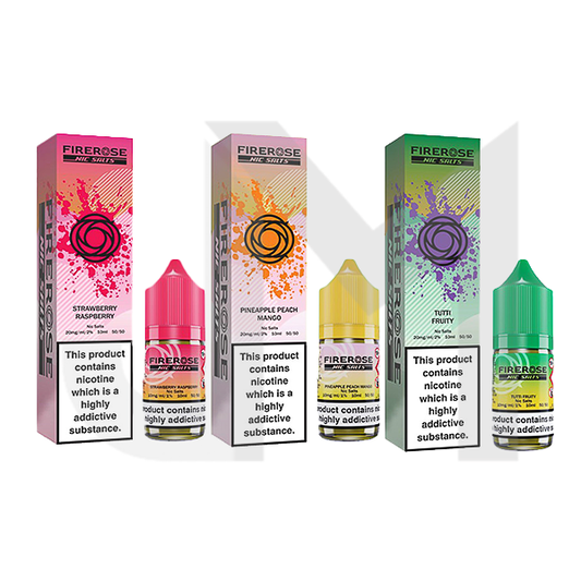 20mg Elux Firerose 5000 Nic salts 10ml (50VG/50PG)