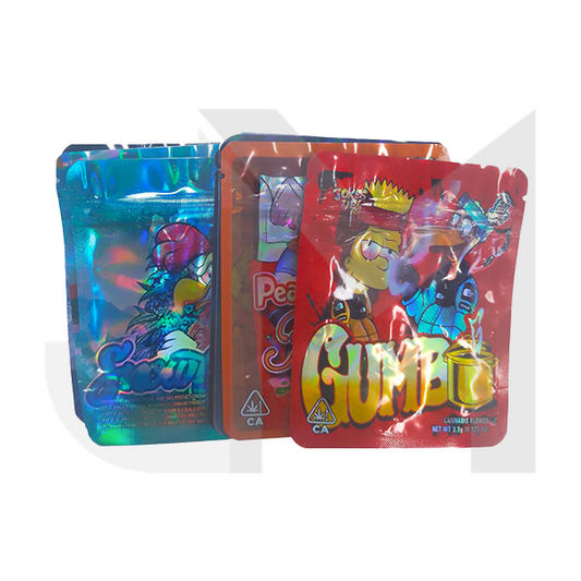 Mylar Gumbo Printed Zip Bag 3.5g Large