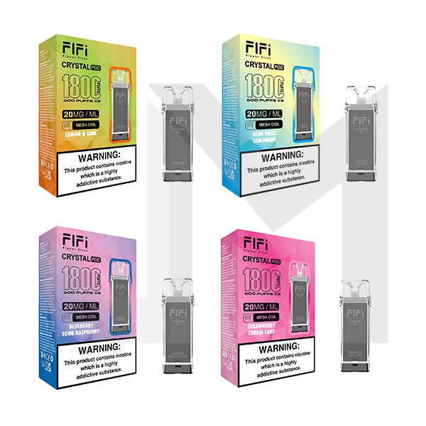 FLFI Crystal Replacement Pods 1800 Puffs 2ml