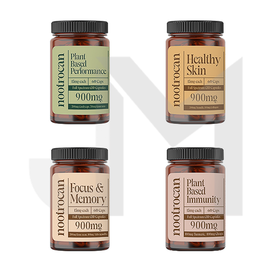 Nootrocan 900mg Full Spectrum CBD Nootropic Capsules - 60 Caps