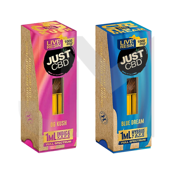 Just CBD Full Spectrum Live Resin 1000mg Signature Cartridges - 1ml Just CBD Full Spectrum Live Resin 1000mg Signature Cartridges - 1ml