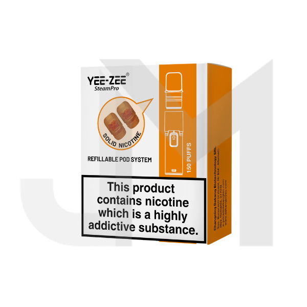 20mg Yee-Zee SteamPro Refillable Pod 150Puffs - Blackcurrant + PG/VG Base