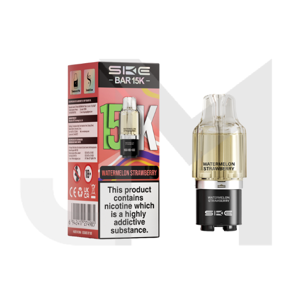 20mg SKE Bar 15K Prefilled Pod 15000 Puffs - 1Pc