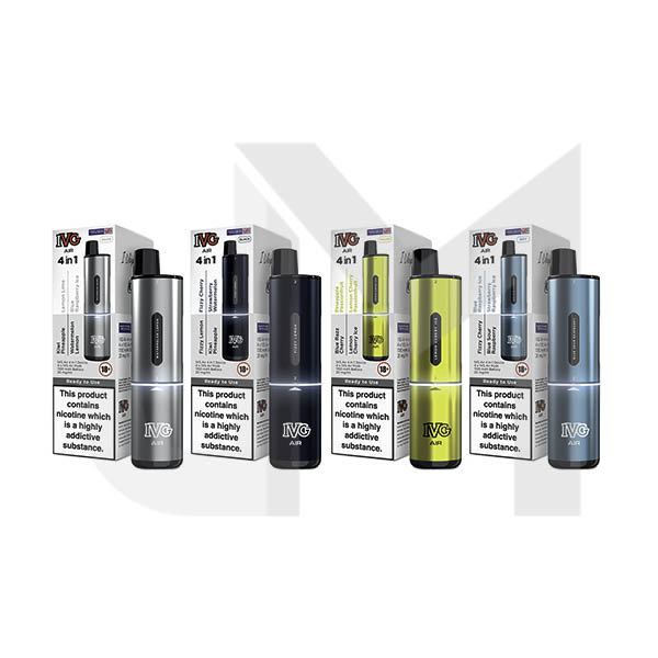 20mg I VG Air 4 in 1 Rechargeable Pod Vape | UK Wholesale Supplier 20mg I VG Air 4 in 1 Rechargeable Pod Vape | UK Wholesale Supplier