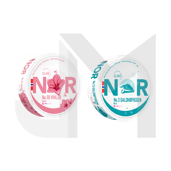 8mg NOR Slim Nicotine Pouches - 20 Pouches