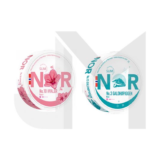 8mg NOR Slim Nicotine Pouches - 20 Pouches
