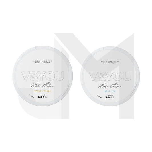 8.8mg V&YOU White Edition Nicotine Pouch - 20 Pouches (Buy 1 Get 1 Free)