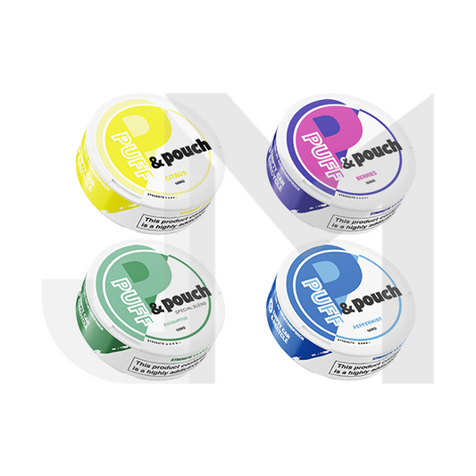 16mg Puff & Pouch Nicotine Pouches - 20 Pouches (BUY 1 GET 1 FREE)