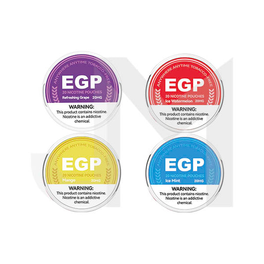 20mg EGP Nicotine Pouches - 20 Pouches