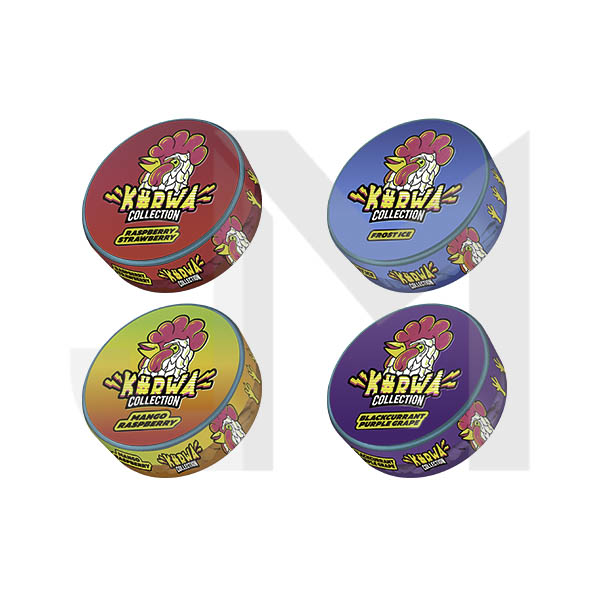 16mg Kurwa Collection Nicotine Pouches - 20 Pouches