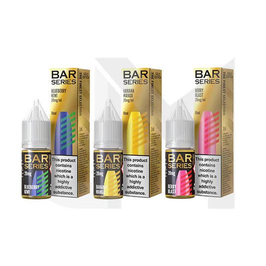20mg Bar Series Gold Edition Nic Salt 10ml (50VG/50PG)