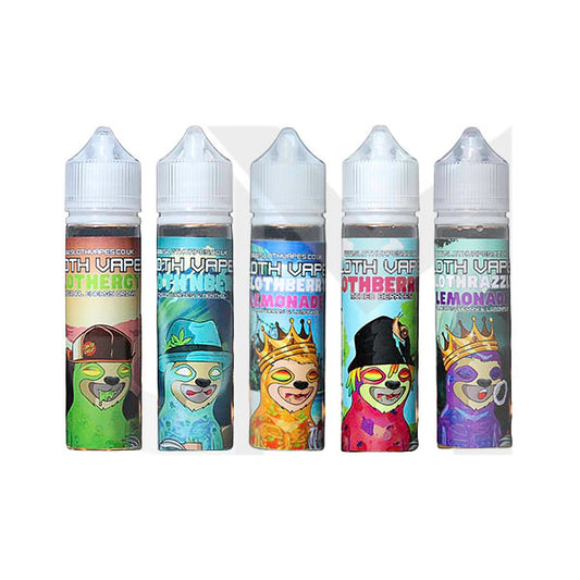 0mg Sloth Vapes 50ml Shortfill (70VG/30PG) (1 Free Nic Shot Per Shortfill)