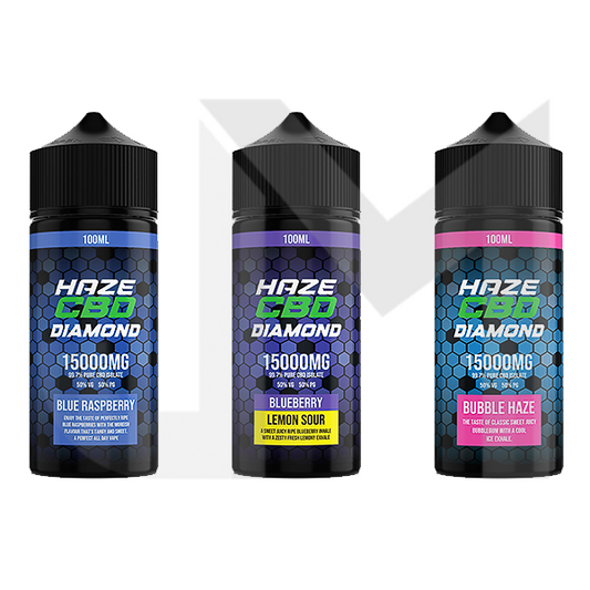Haze CBD Diamond 15000mg CBD E-Liquid 100ml