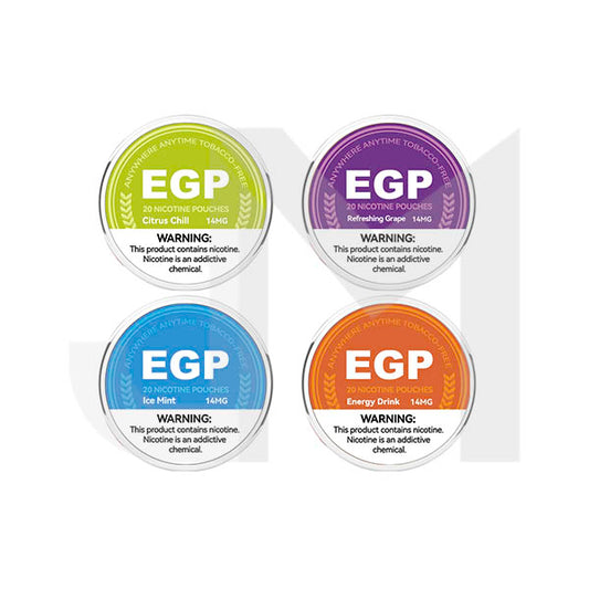14mg EGP Nicotine Pouches - 20 Pouches