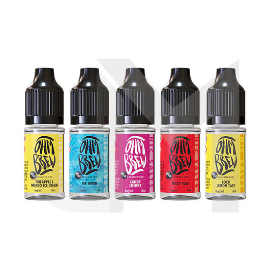 3mg Ohm Brew Balanced Blend 10ml Nic Salts (50VG/50PG)