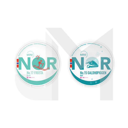 8mg NOR Mini Nicotine Pouches - 20 Pouches
