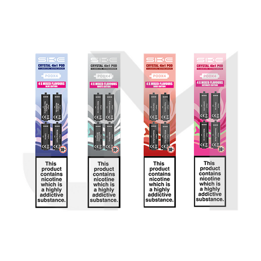 20mg SKE Crystal 4in1 2400 Replacement Pods 2400 Puffs