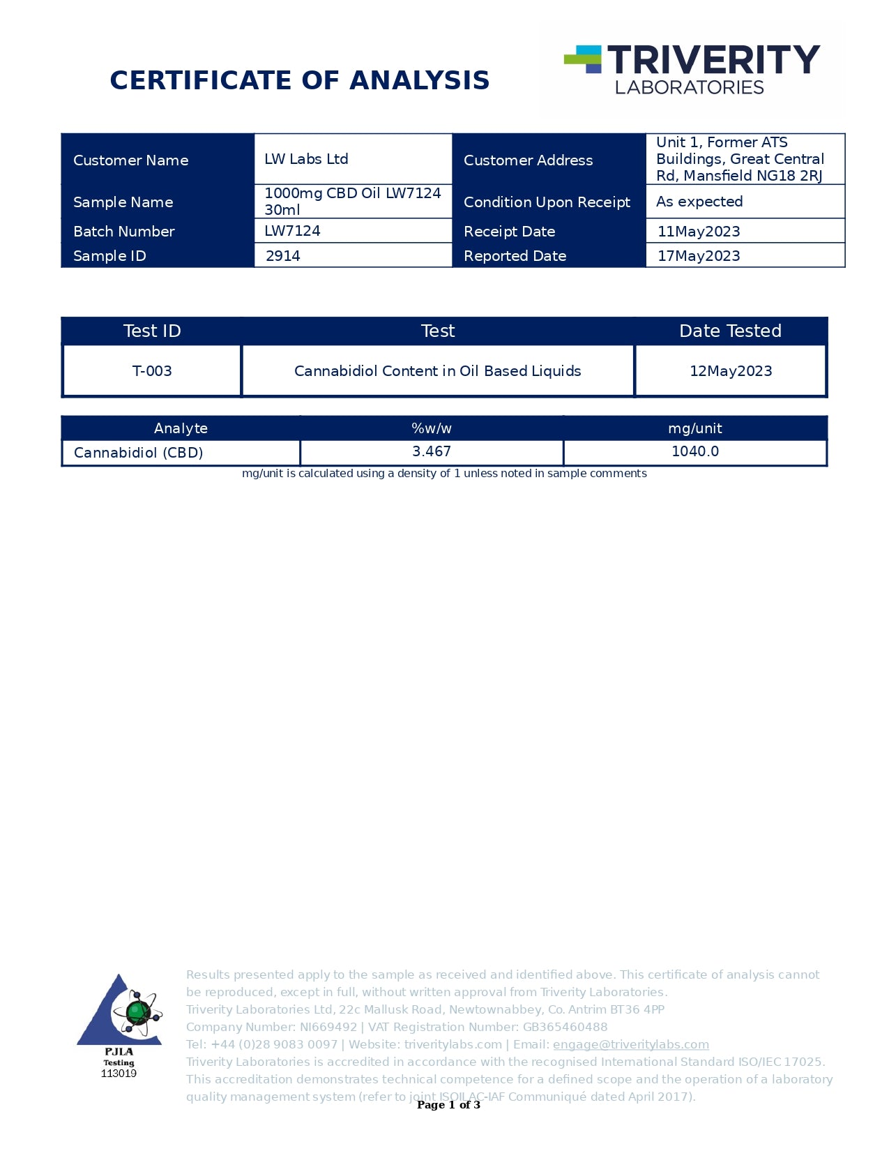 Bullet CBD 1000mg Broad Spectrum CBD Oil - 30ml