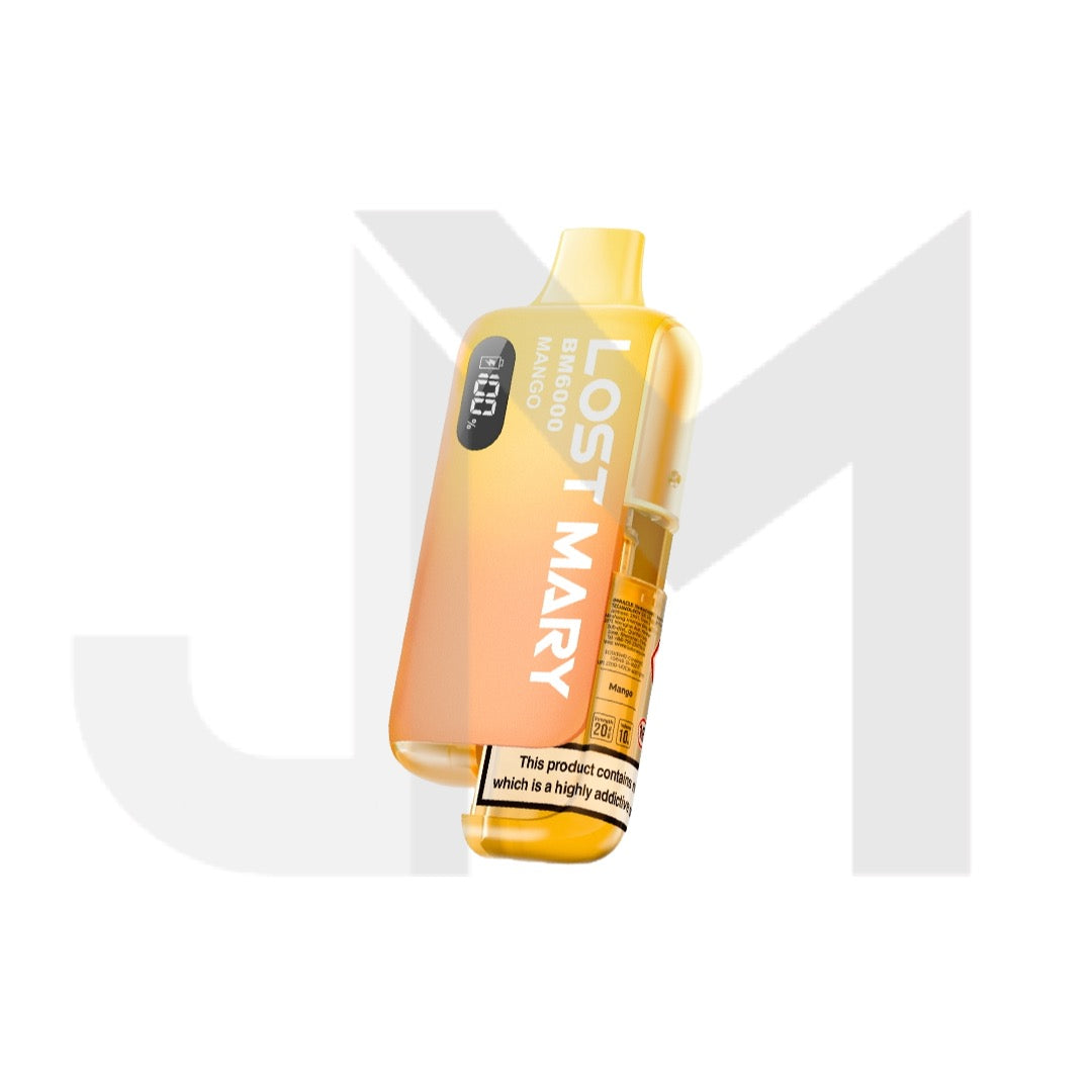20mg LOST MARY BM6000 Refillable Pod Kit - 6000 Puffs - Stoptober Special Offer
