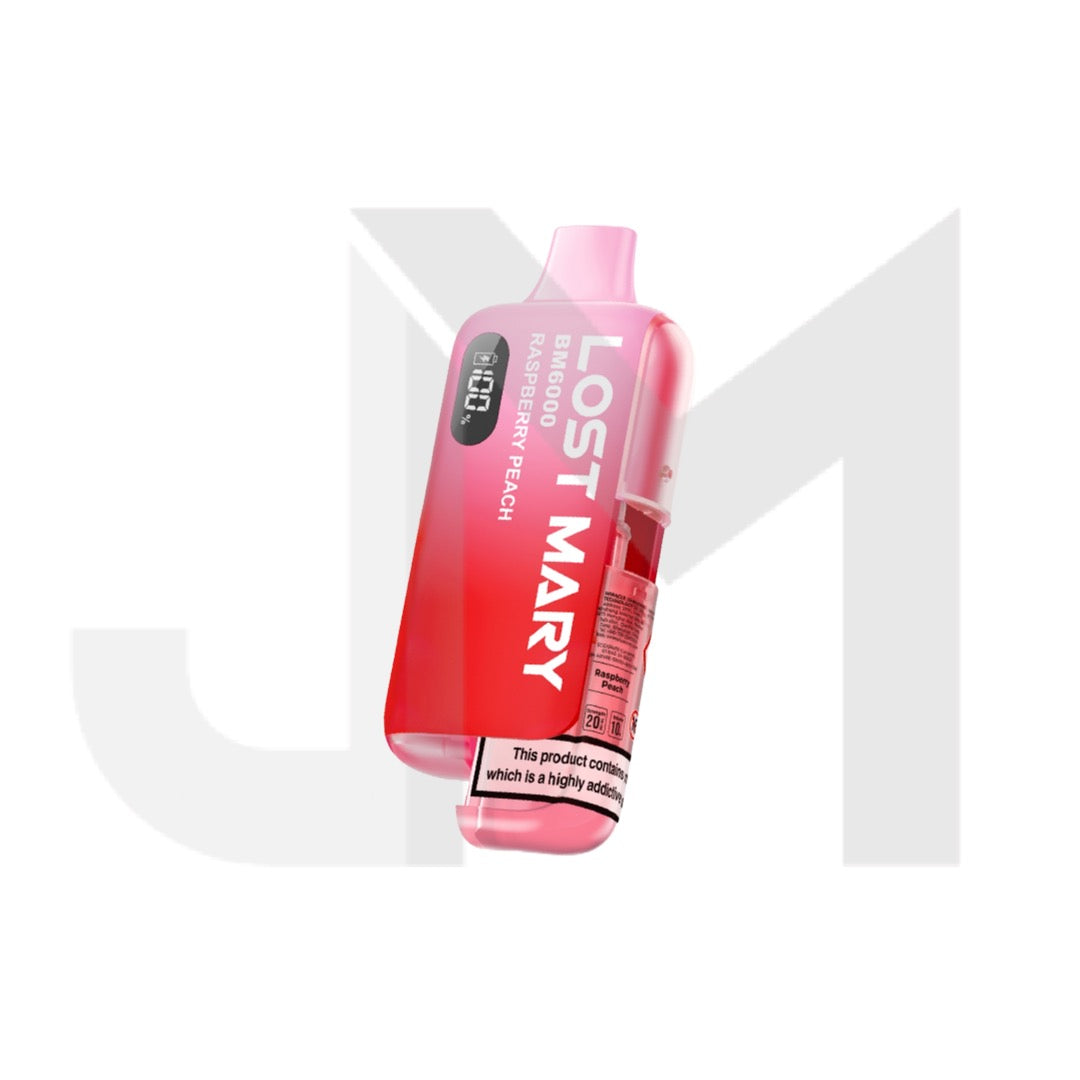 20mg LOST MARY BM6000 Refillable Pod Kit - 6000 Puffs - Stoptober Special Offer