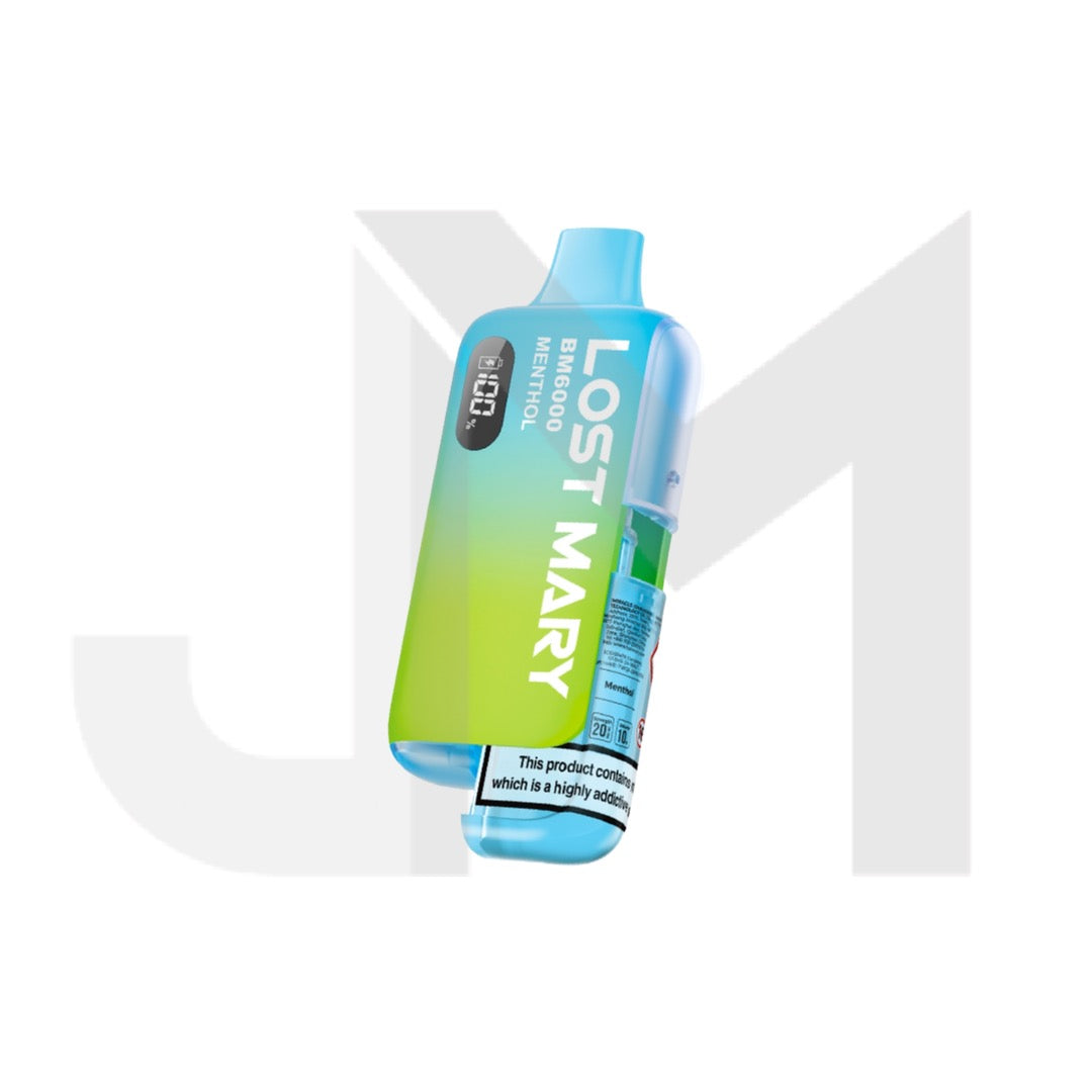 20mg LOST MARY BM6000 Refillable Pod Kit - 6000 Puffs - Stoptober Special Offer