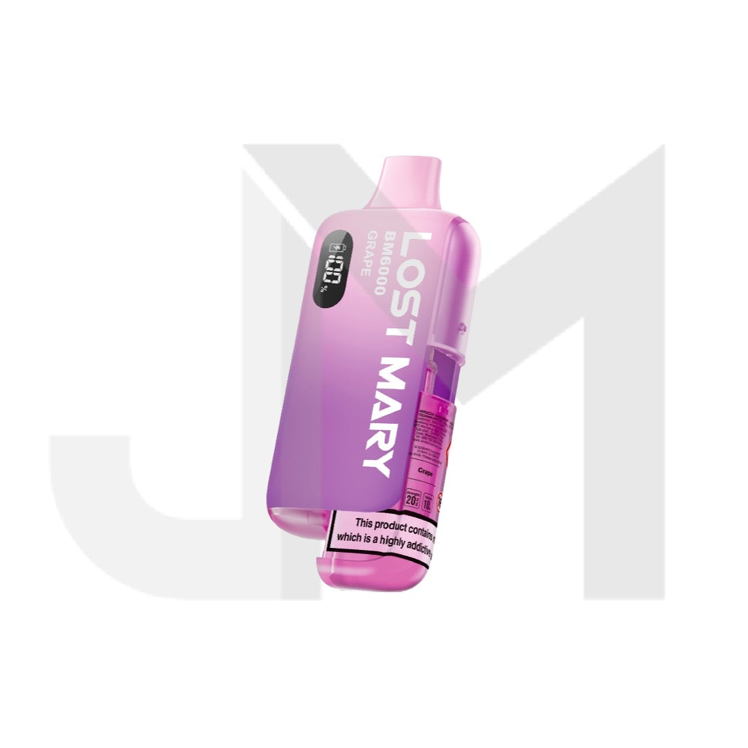 20mg LOST MARY BM6000 Refillable Pod Kit - 6000 Puffs - Stoptober Special Offer