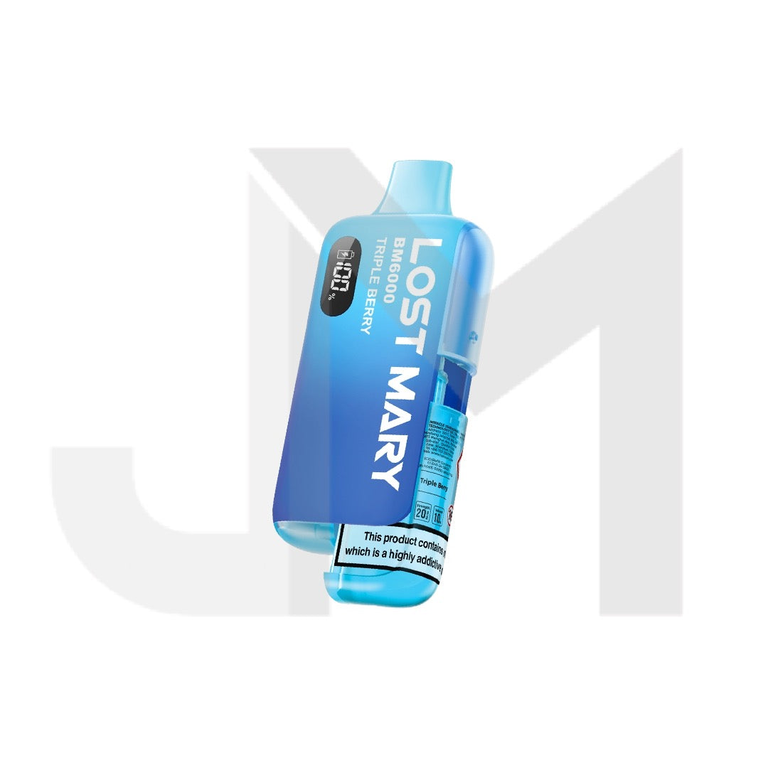 20mg LOST MARY BM6000 Refillable Pod Kit - 6000 Puffs - Stoptober Special Offer