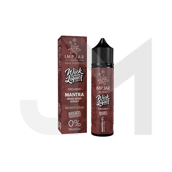0mg Imp Jar x Wick Liquor 50ml Shortfill (50VG/50PG)