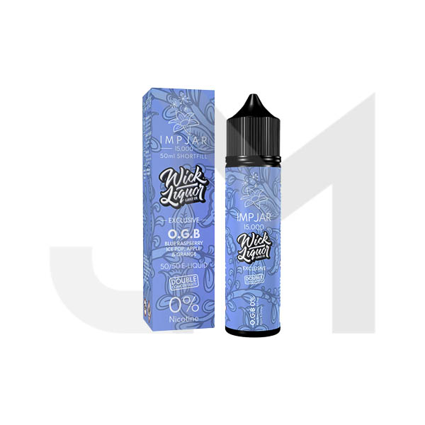 0mg Imp Jar x Wick Liquor 50ml Shortfill (50VG/50PG)