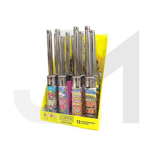 Clipper Tube+ Multipurpose Gas Tube Lighter Tube Hippie Love 5 - TUB3S007UK