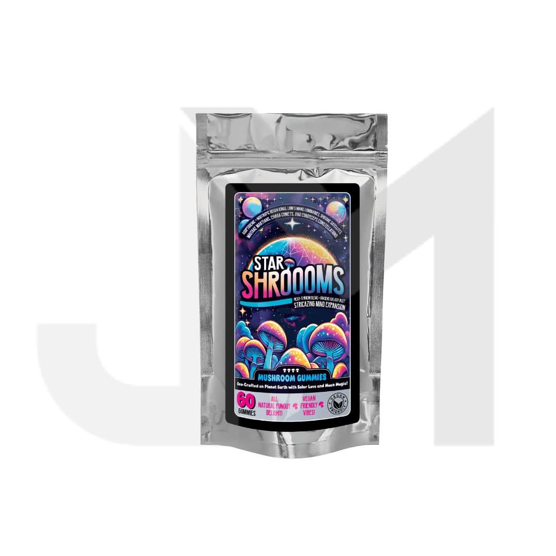 Innooova Starshroooms Nootropic + Adaptagenic Mushroom Gummies Full Pack - 60 Gummies