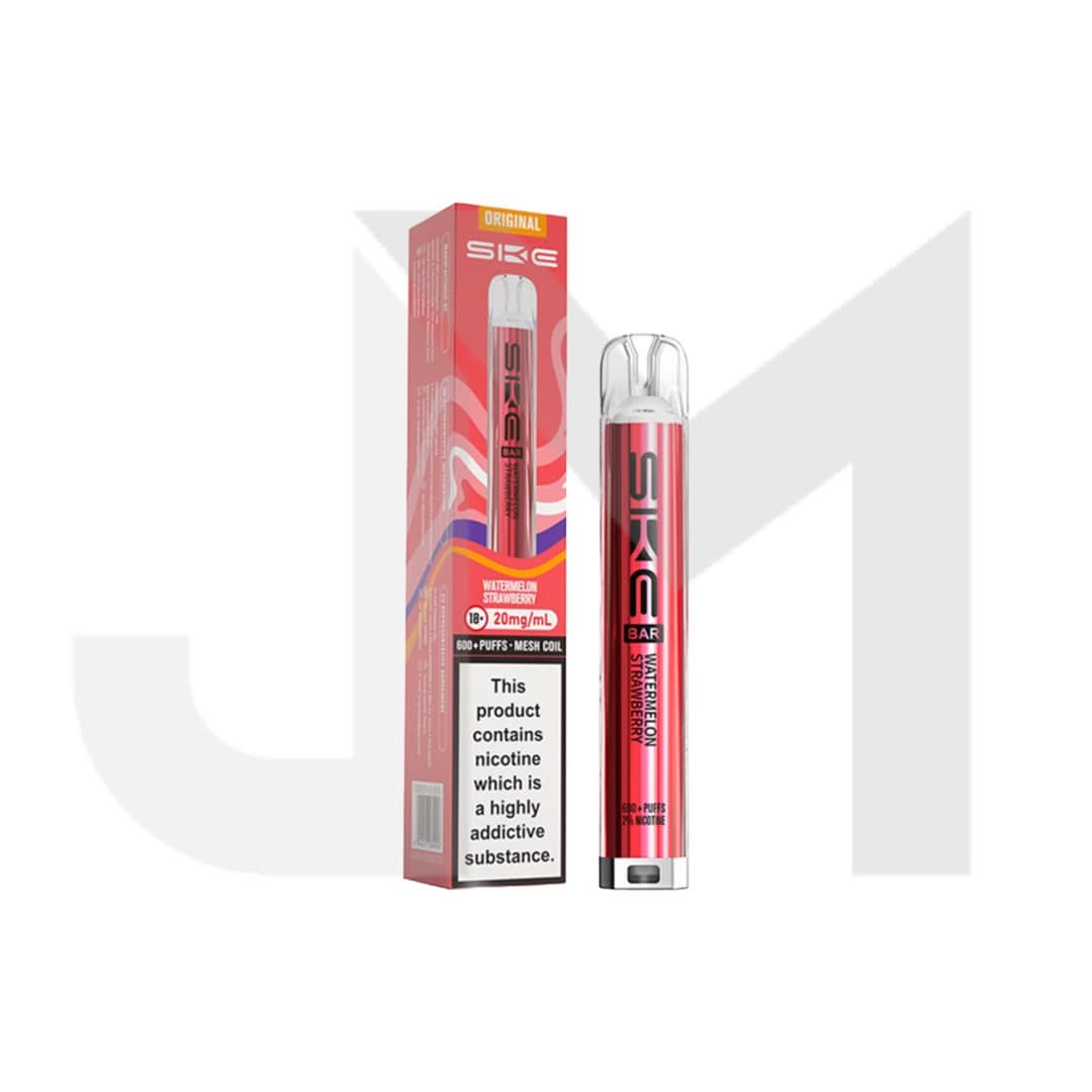 20mg SKE Bar 600 Rechargeable Prefilled Pod Vape Kit