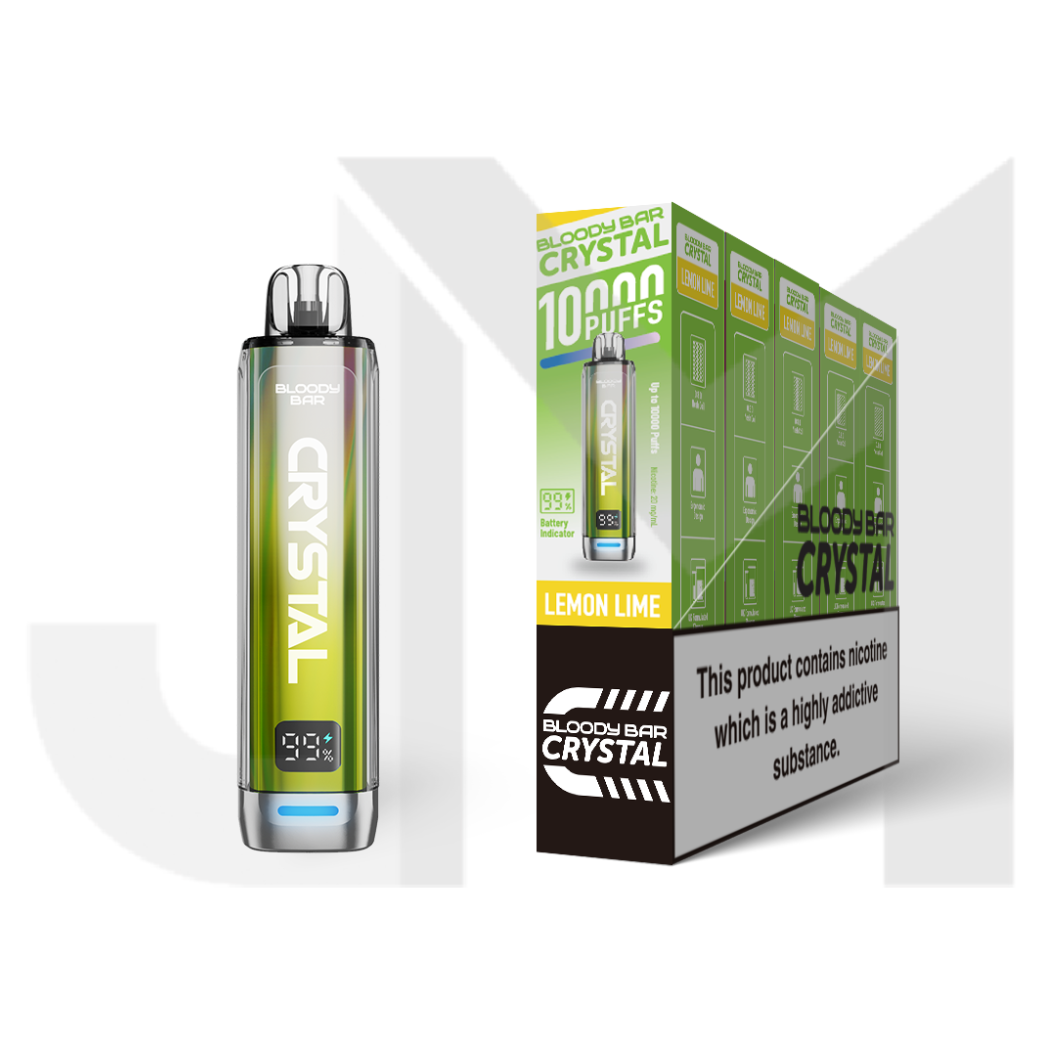 20mg Bloody Bar Crystal 10K Prefilled Pod Vape Kit 10000 Puffs