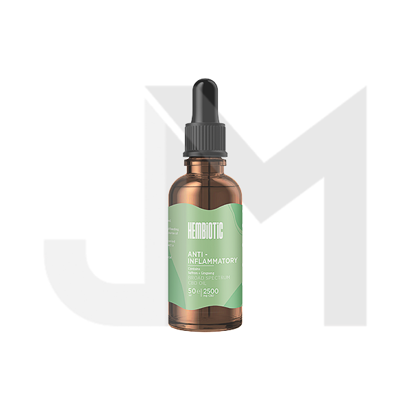 Hembiotic 2500mg Broad-Spectrum Bulk Functional CBD Oil - 50ml