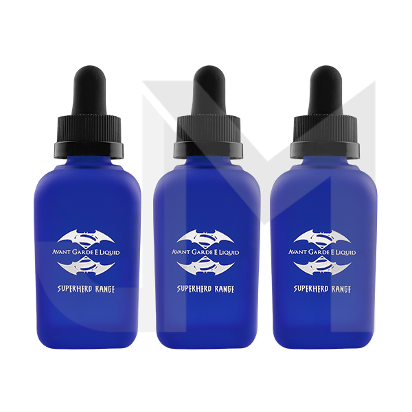 0mg Avant Garde E-liquid Superhero Range Range Glass Shortfill 50ml (Various VG/PG) (BUY 1 GET 1 FREE)