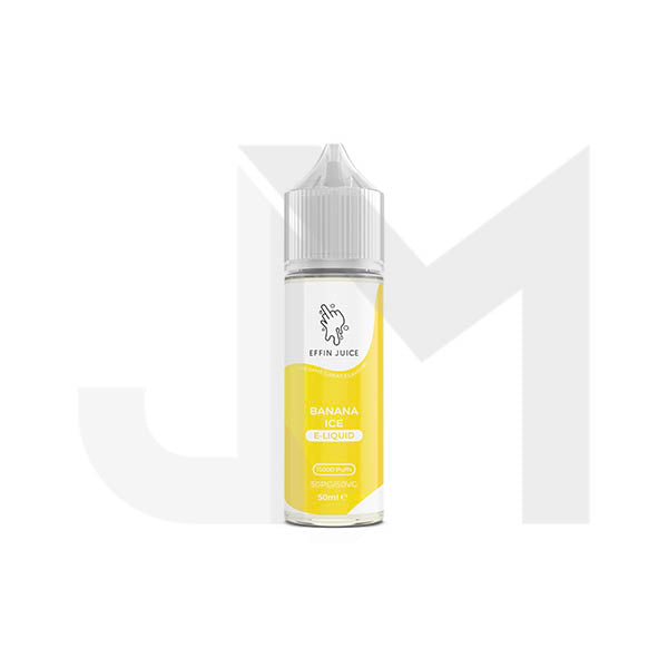 Bulk Buy 0mg EFFIN Juice 50ml Shortfill (50VG/50PG) - Multipacks (10, 25 & 50) - Stoptober Special Offer!
