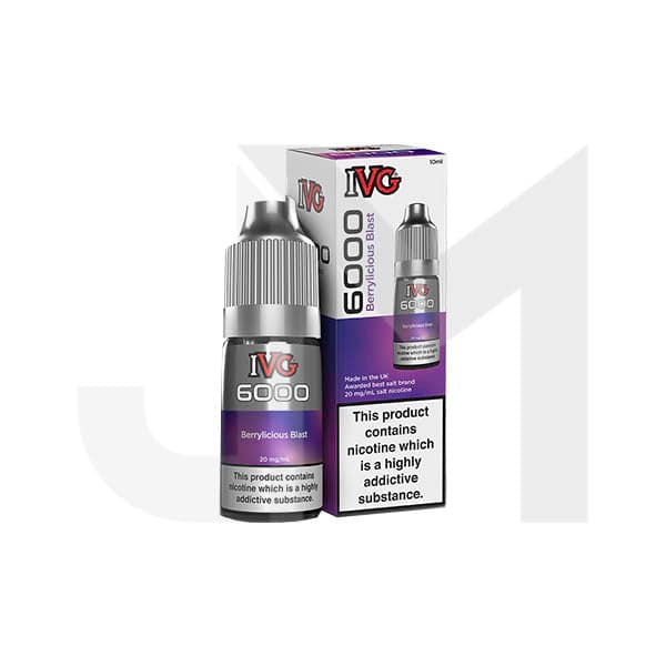 10mg IVG 6000 10ml Nic Salts (50VG/50PG)