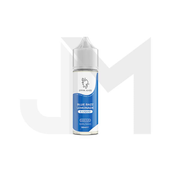 Bulk Buy 0mg EFFIN Juice 50ml Shortfill (50VG/50PG) - Multipacks (10, 25 & 50) - Stoptober Special Offer!