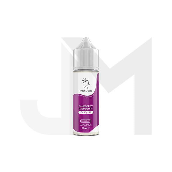 Bulk Buy 0mg EFFIN Juice 50ml Shortfill (50VG/50PG) - Multipacks (10, 25 & 50) - Stoptober Special Offer!